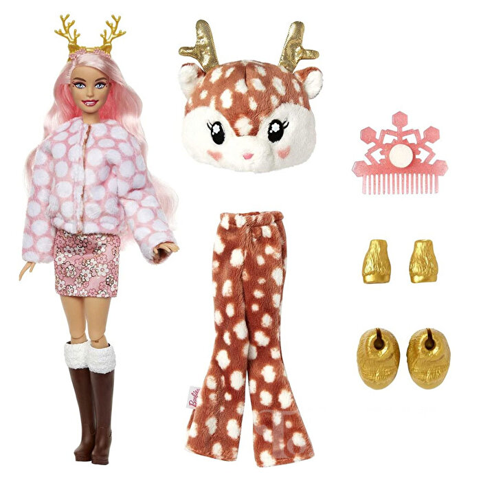 Barbie Cutie Reveal Bebekler 3. Seri Geyik HJL61 Armağan Oyuncak