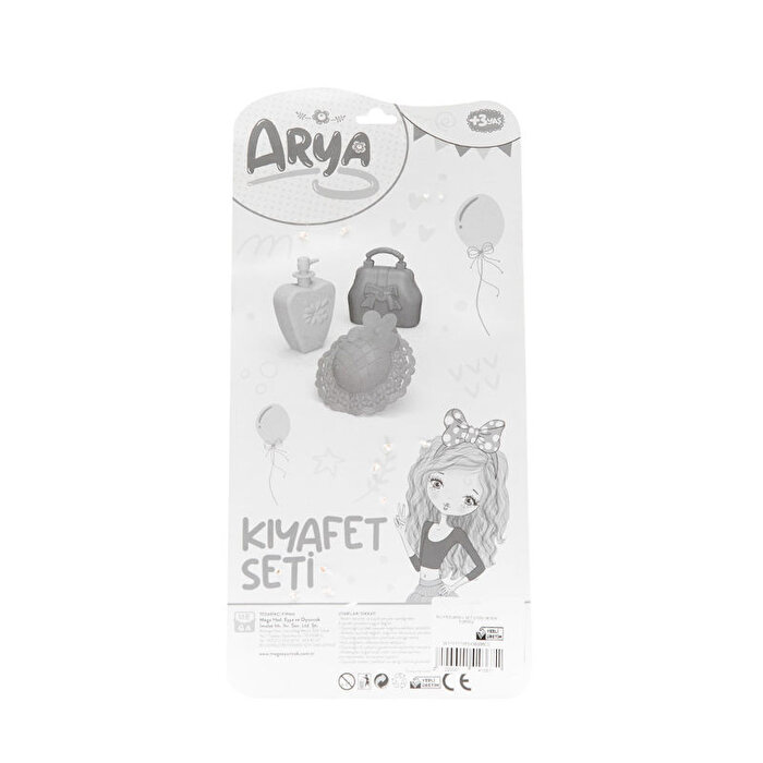 Arya Elbiseli Kıyafet Seti̇ Çiçek Desenli