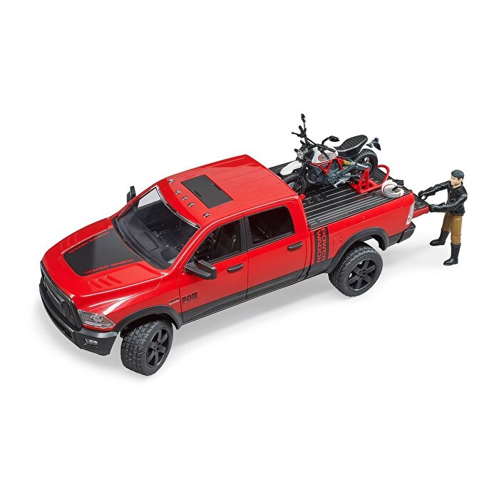 Bruder Ram 2500 Pickup Ducati Motorsiklet ve Sürücüsü