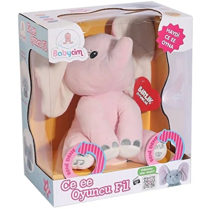 Cee-ee Oyuncu Jumbo Fil Pembe