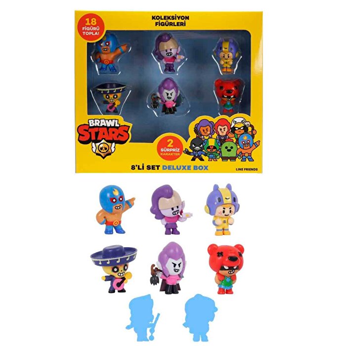 Brawl Stars Delüks 8'li Figür Seti Set 2