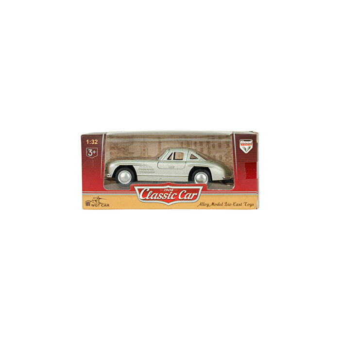 1:32 Die Cast Klasik Spor Araba Gri