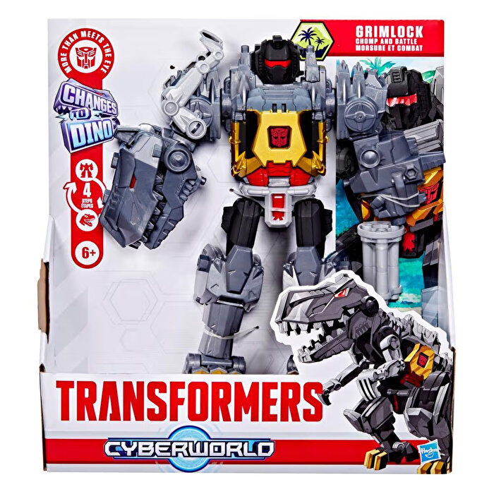 Transformers Cyberworld Grimlock Chomp Dönüşen Aksiyon Figürü