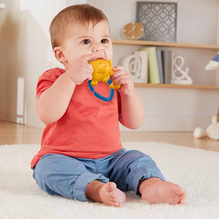 Fisher Price Sevimli Hayvancıklar Dişlikler Sarı Maymun GYN24