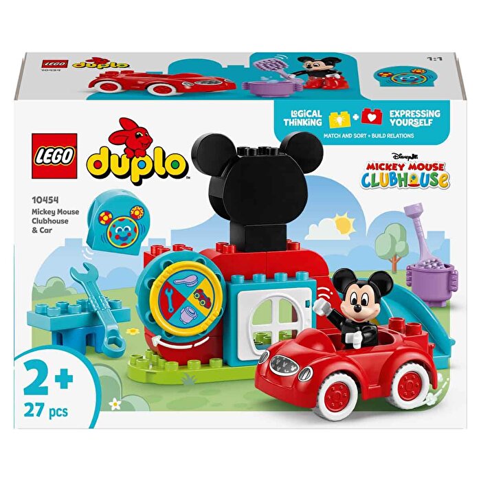 LEGO Duplo Mickey Fare’nin Kulüp Evi ve Arabası 10454