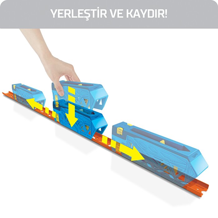 Hot Wheels Track Builder Tasarla ve Yeniden Oluştur Serisi Sür ve Fırlat Paketi GVG08