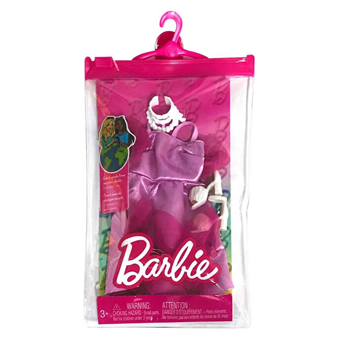 Barbie'nin Kıyafet Koleksiyonu Pembe Elbise HJT20