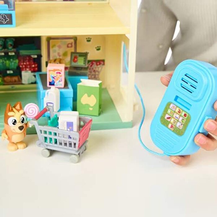 Bluey Yürüyen Merdivenli Süpermarket Oyun Seti