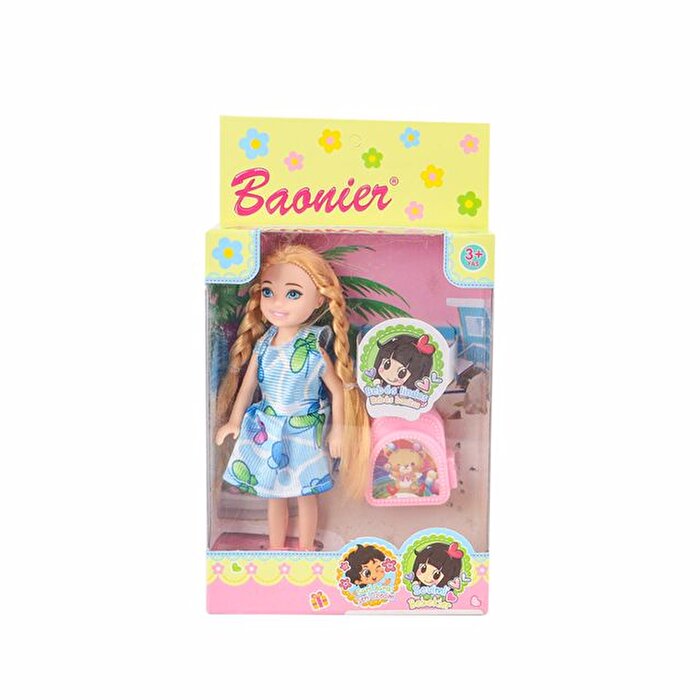 Baonier Bebek ve Bavulu Mavi Kelebek Kıyafetli