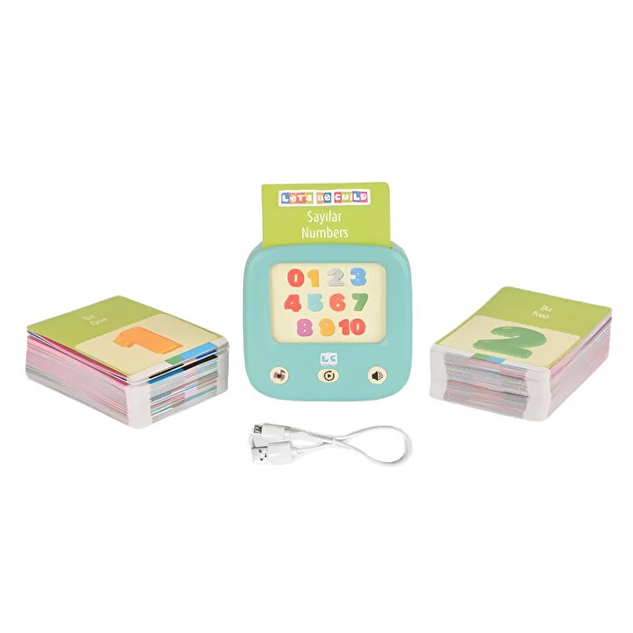 LC Öğreti̇ci̇ Türkçe ve İngi̇li̇zce Konuşan Kartlar Mavi̇