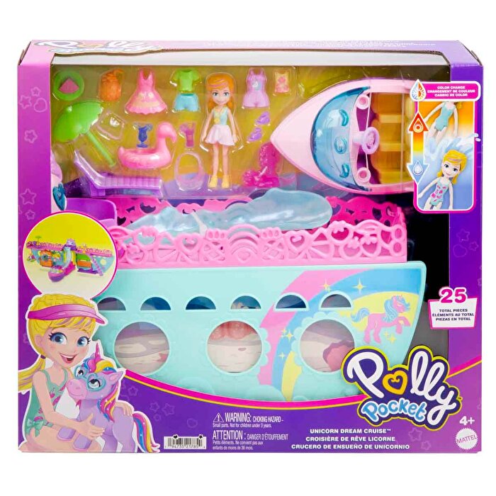 Polly Pocket Unicorn Dream Cruıse Oyun Seti HWP26
