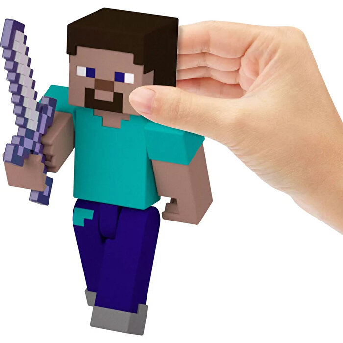 Minecraft Aksesuarlı Figürler Steve HTN05