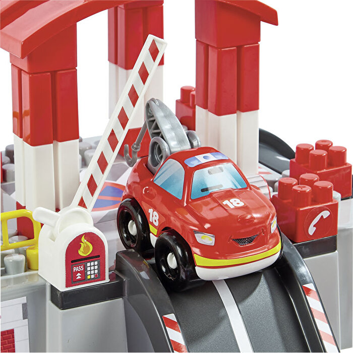 Ecoiffier Abrick İtfaiye İstasyonu Oyun Seti