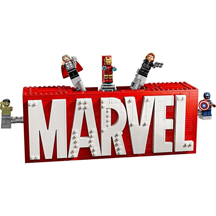 LEGO MARVEL Logosu ve Mini Figürleri 76313