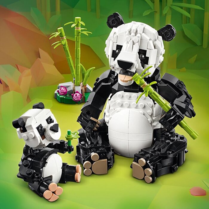 LEGO Creator 3'ü 1 Arada Vahşi Hayvanlar: Panda Ailesi 31165