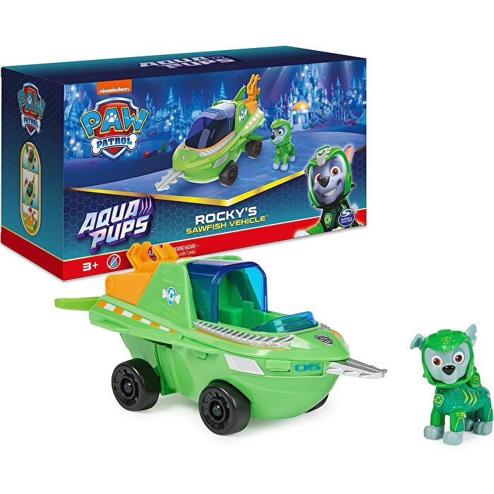 Paw Patrol Aqua Temalı Araçlar Rocky's Sawfish Vehicle