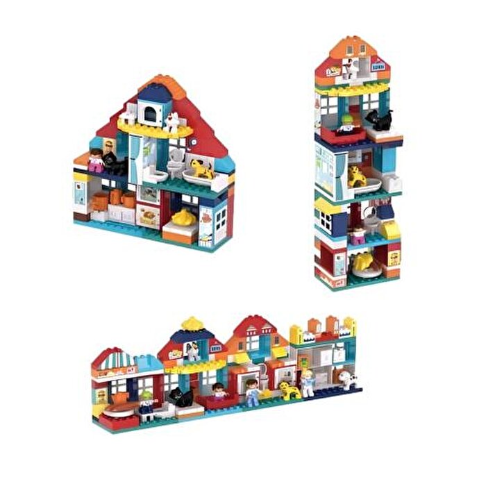 Şehir Evi Blok Seti 163 Parça