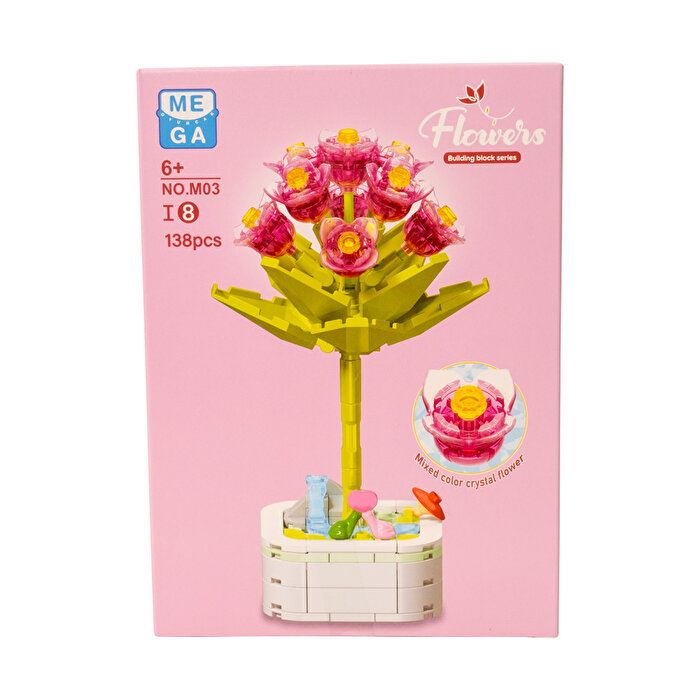 Mega Kri̇stal Çi̇çekler Yapı Blokları Menekşe