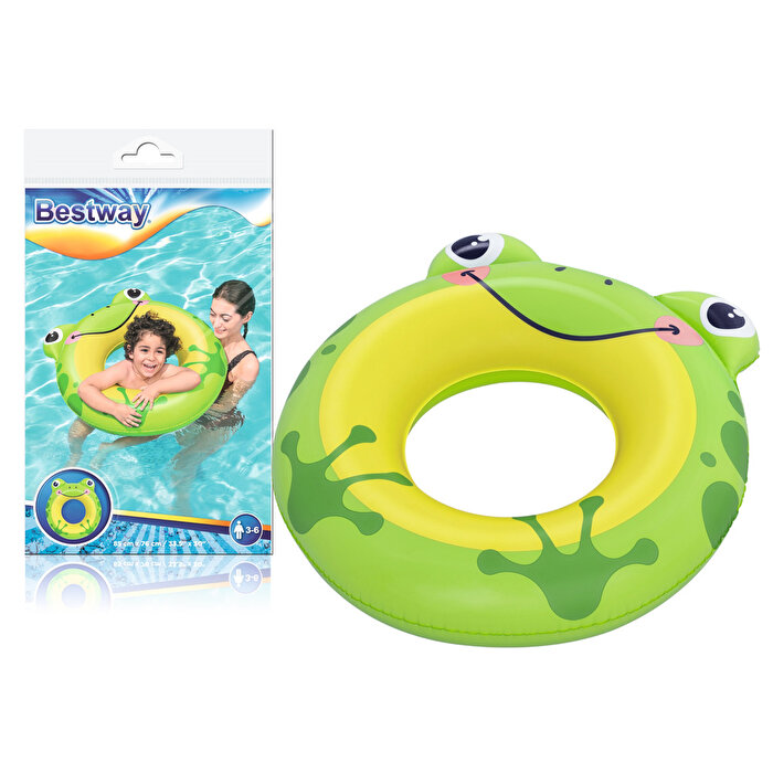 Bestway Splash Pals Kurbağa Yüzme Simidi 80 Cm