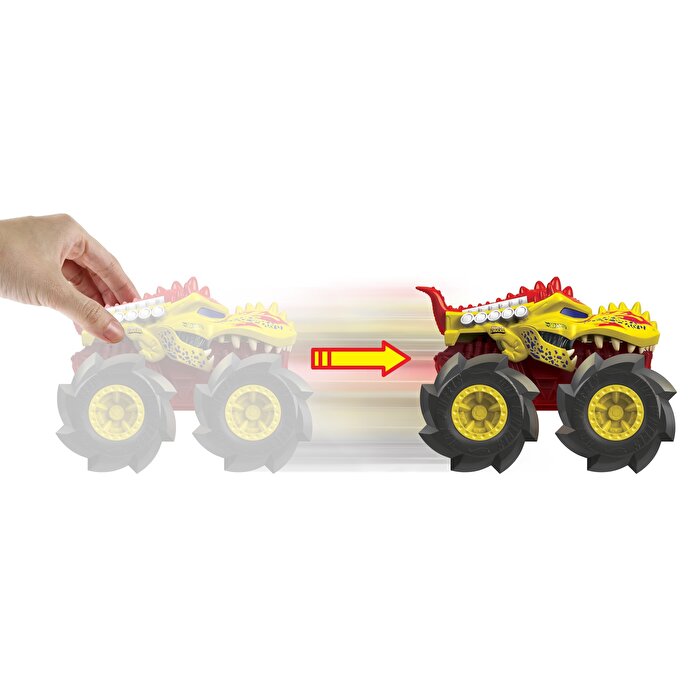 Hot Wheels Monster Trucks 1:43 Çek Bırak Arabalar Mega Wrex GVK44