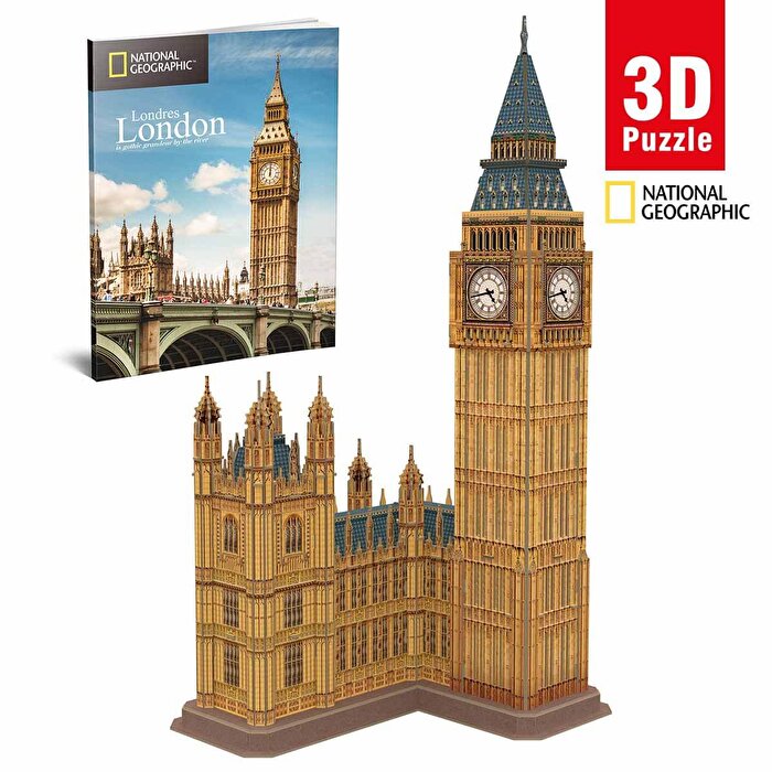 Nessiworld National Geographic 3D Puzzle Big Ben Saat Kulesi