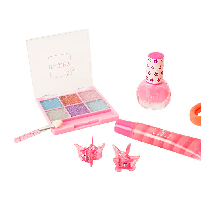 Lukky Kelebek Desenli Güzellik Tasarım Seti