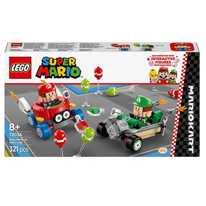 LEGO Super Mario: Mario Kart – Baby Mario ile Baby Luigi 72034