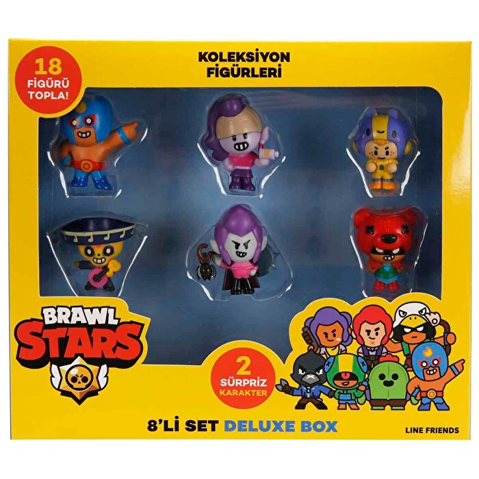 Brawl Stars Delüks 8'li Figür Seti Set 2