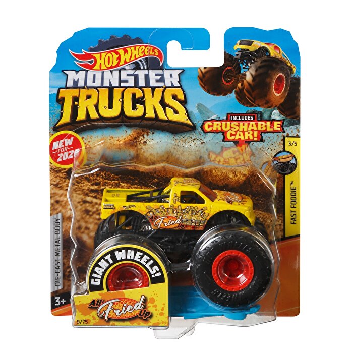 Hot Wheels Monster Trucks 1:64 Arabalar All Fried Up GJD91