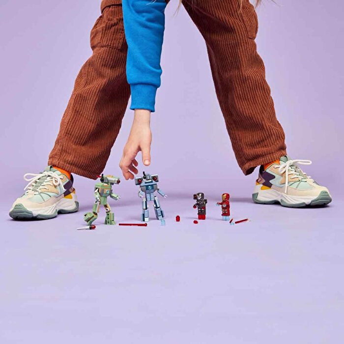 LEGO Marvel Iron Man ve War Machine Hammer İnsansız Hava Araçlarına Karşı 76320