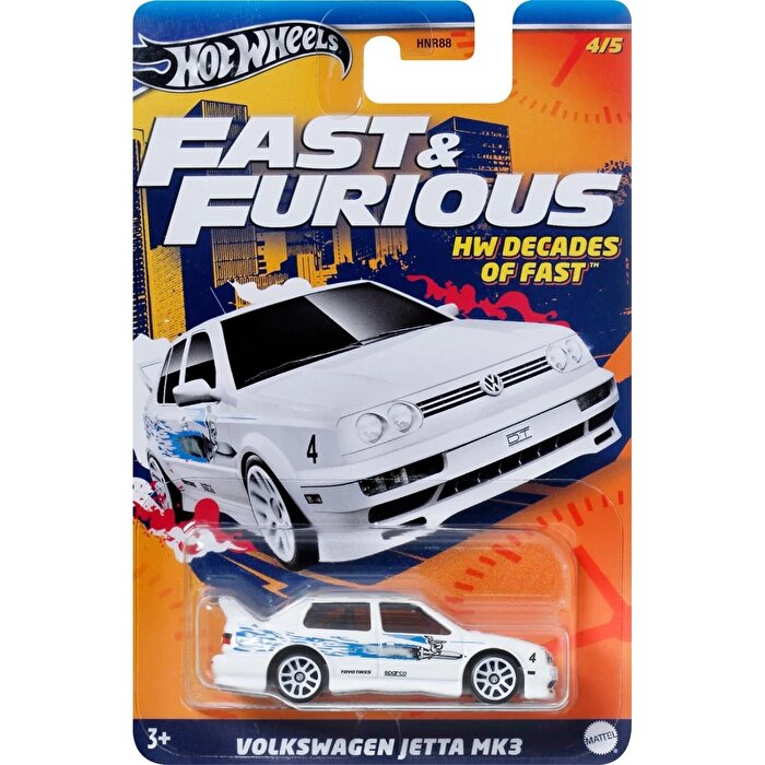 Hot Wheels Fast & Furious Temalı Arabalar Volkswagen Jetta MK3 HRW44
