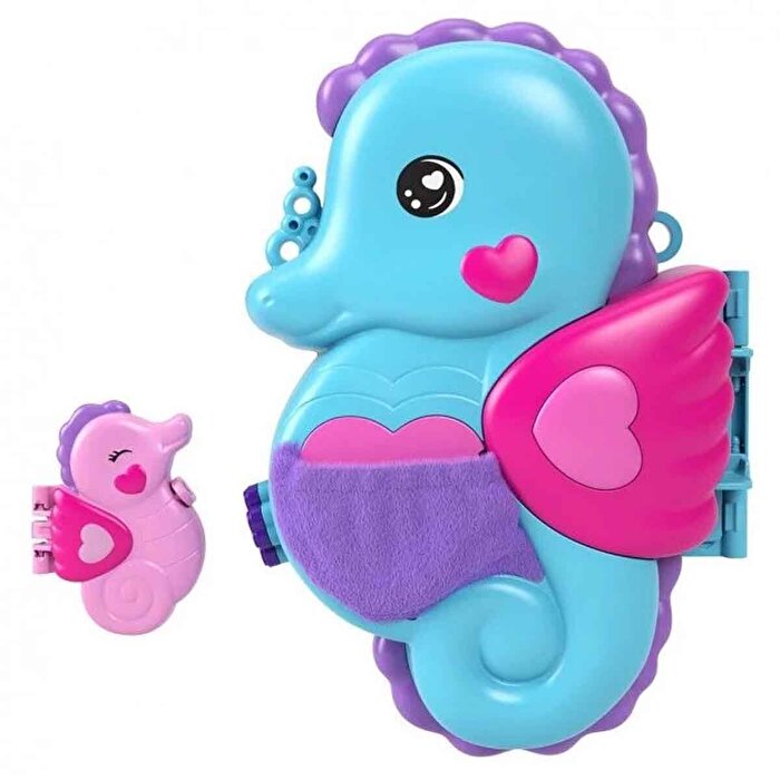 Polly Pocket Çanta Olabilen Micro Oyun Setleri Seahorse Purse HPW03