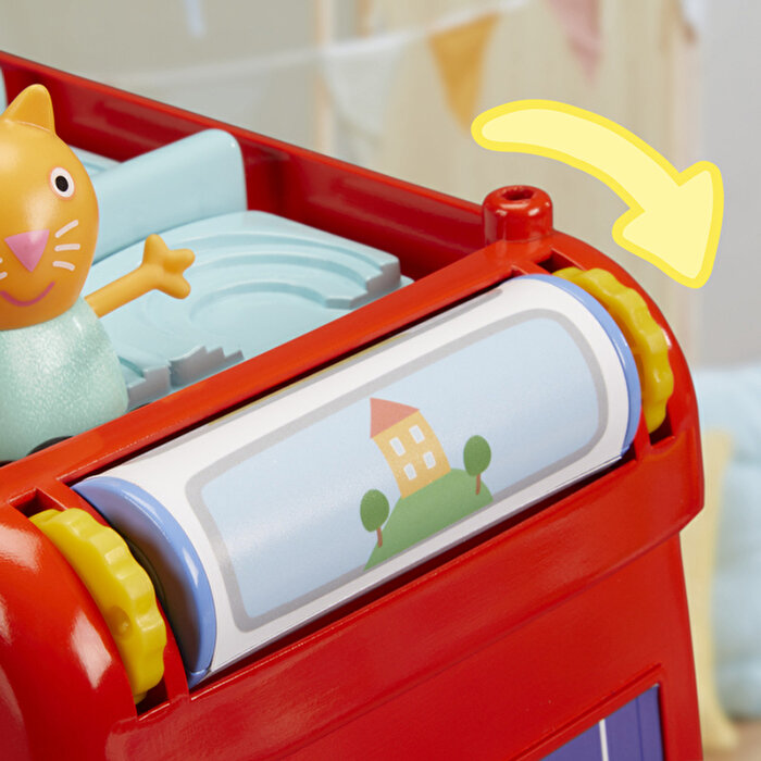 Peppa Pig 2'si 1 Arada Parti Otobüsü F8881