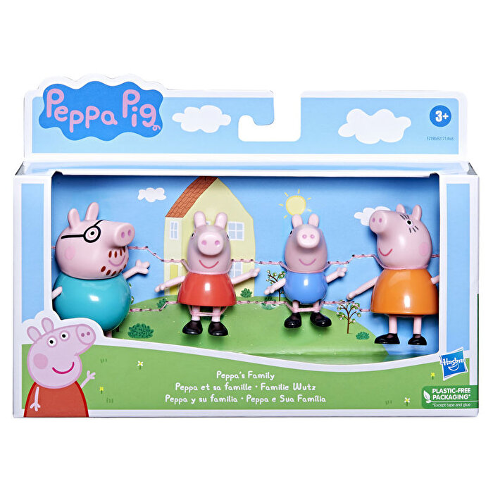 Peppa Pig Ve Ailesi Dörtlü Figür Seti Family F2190