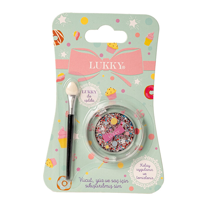 Lukky Saç, Yüz ve Vücut İçin Renkli Fırçalı Sim