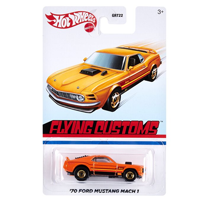 Hot Wheels Temalı Retro Arabalar 70' Ford Mustang Mach1 GRT35