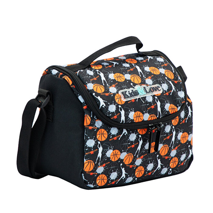 Kaukko Kids&Love Basket Desenli Termos Beslenme Çantası