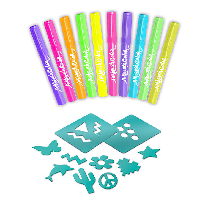 Airbrush Plush Neon Boyama Kalemi Yedeği