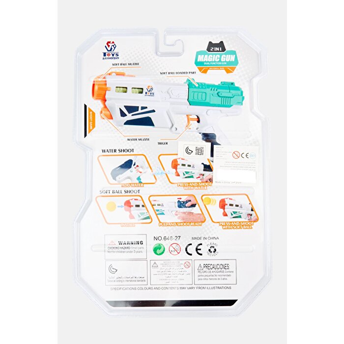 2'si 1 Arada Top Atan Su Tabancası