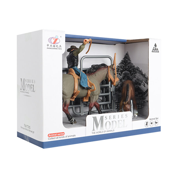 Çiftlik Hayvanları Kovboy At ve Tay Seti