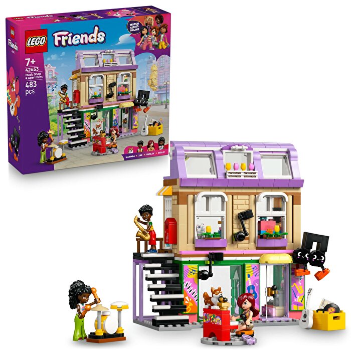 LEGO Friends Müzik Mağazası ve Daire 42653