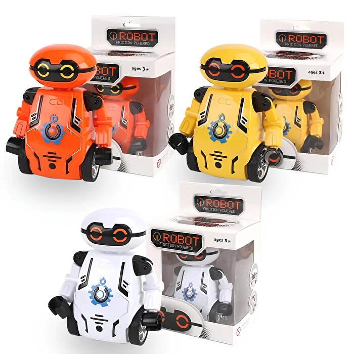 ki Tekerlekli Mini Robot Turuncu