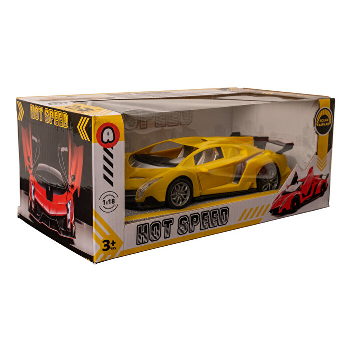 1:18 Full Fonksiyon Uzaktan Kumandalı Araba Sarı