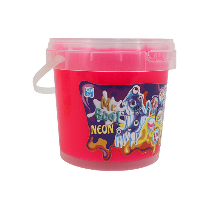 Mr.Boo Neon Kovada Slime Pembe 500 Gram