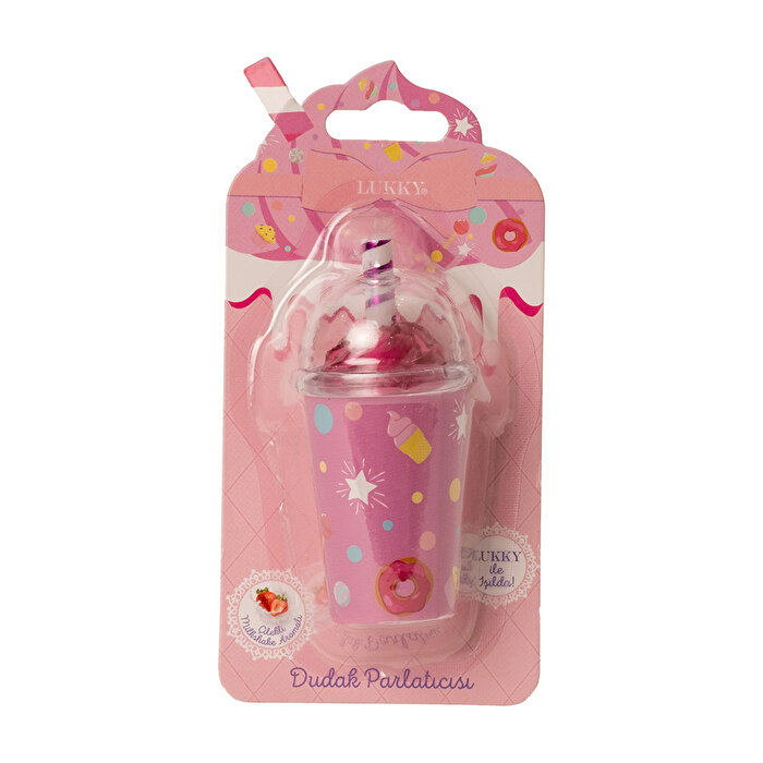 Lukky Cupcake Desenli Çilek Aromalı Dudak Balm