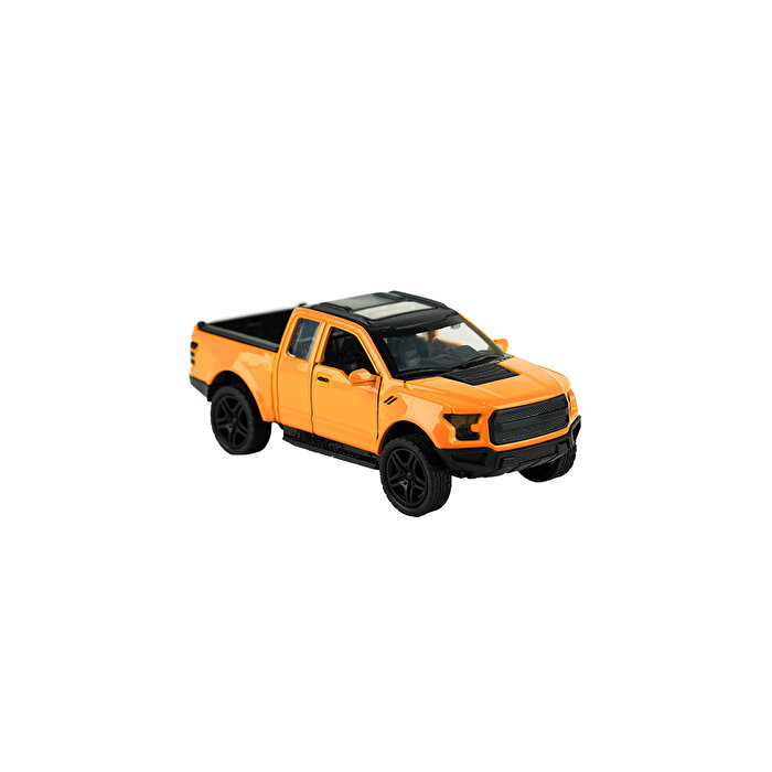 Die Cast 1:32 Sesli ve Işıklı Çek Bırak 4x4 Kamyonet Sarı