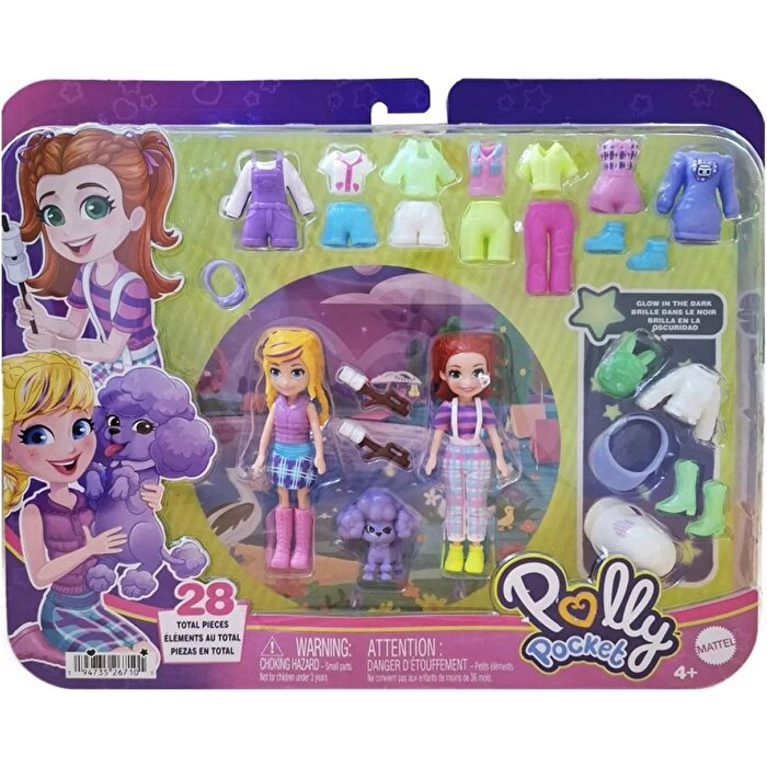 Polly Pocket ve Arkadaşları Farklı Moda Aksesuarları Oyun Setleri JCB23