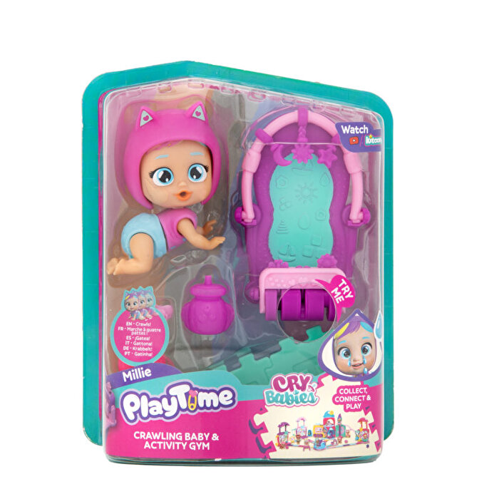Cry Babies Play Time Mini Bebek ve Gym 923270