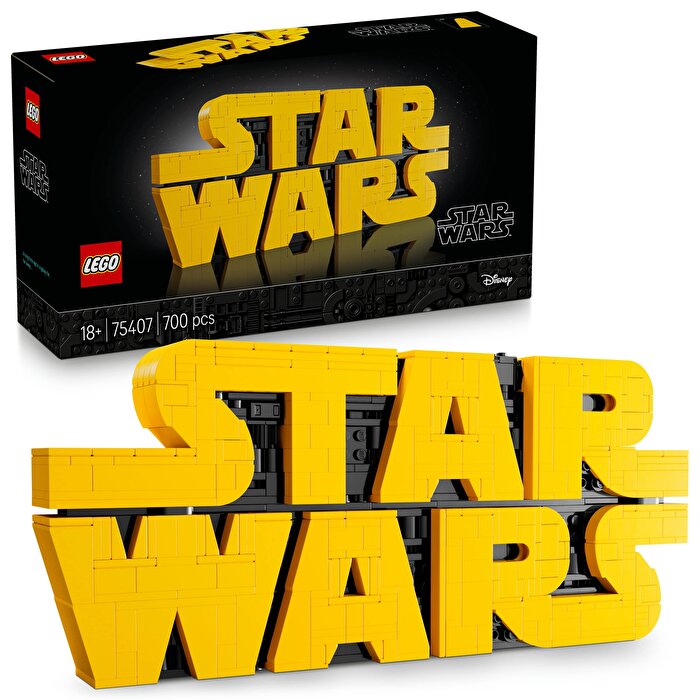 LEGO Parçalarla Yapılan Star Wars™ Logosu 75407
