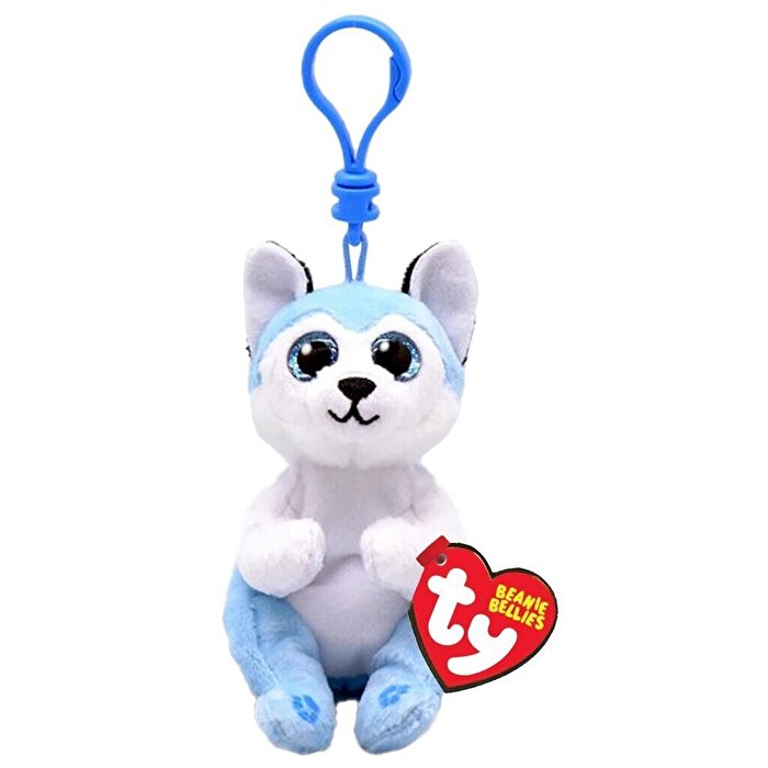 TY Beanie Boo´s Husky Mavi Peluş Anahtarlık
